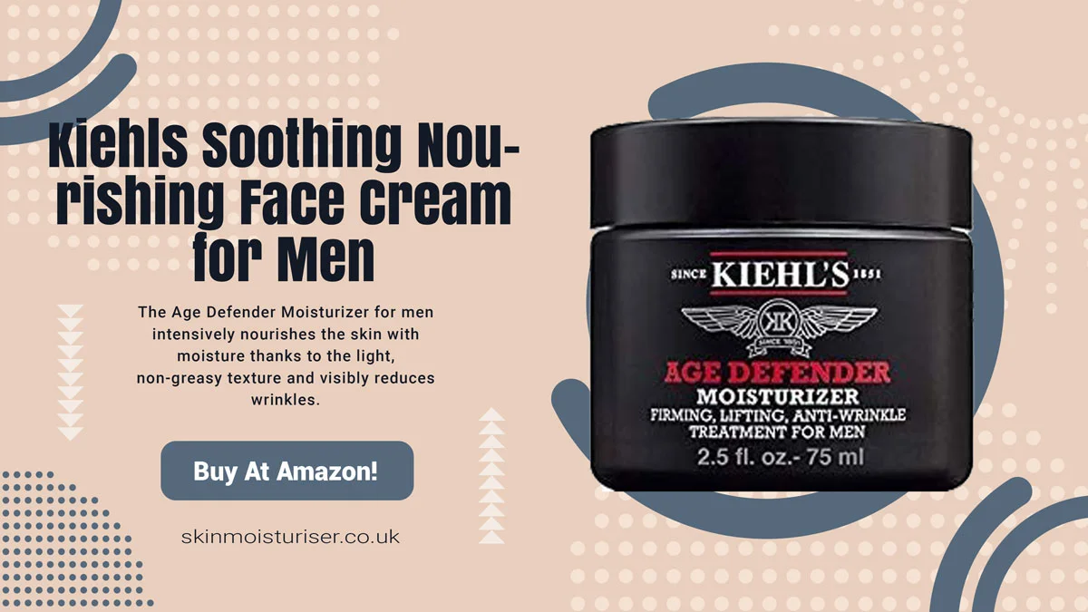 Kiehls Soothing Nourishing Face Cream for Men