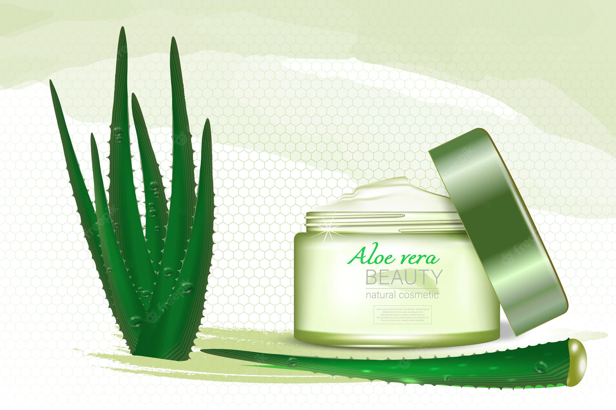 Skin Care Using Aloe Vera Moisturiser